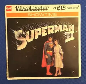 gaf L46 Superman II The Movie Christopher Reeve view-master 3 Reels Packet - Picture 1 of 6