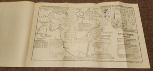 1913 MILL CREEK VIRGINIA ENGINEERING MAP 9 x 15.25! - Picture 1 of 1