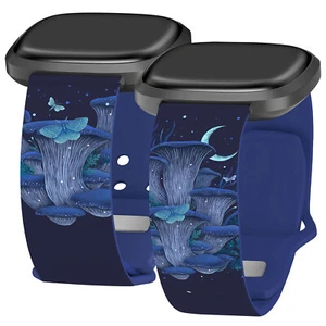 Correa de reloj HD colección encantada dibujo episódico para FitBit Versa 3 y Sense - Imagen 1 de 37