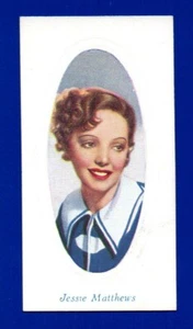 JESSIE MATHEWS 1936 GODFREY PHILLIPS EMBOSSED SCREEN STARS #37 NEARMINT SHARP! - Picture 1 of 2