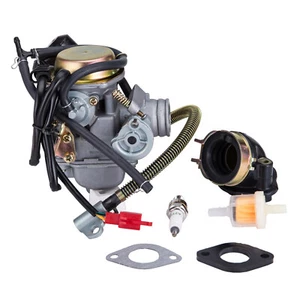 PD24J Carburetor for 4- Stroke GY6 125cc 150cc 152QMI 157QMJ Engine - Picture 1 of 4