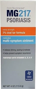 Multi Symptom Relief 2% Coal Tar Medicated Psoriasis Ointment Oz Jar, 4 Oz - Picture 1 of 13