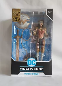 Figura de acción McFarlane Toys Wonder Woman 7" - Etiqueta dorada multicolor - Imagen 1 de 5