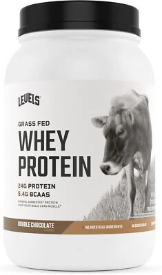 Grass Fed Whey Protein Powder, Double Chocolate, 2 lb (907 g) - Image 1 of 4