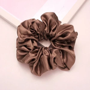 Extra Large Scrunchies Hair Band Satin Silk Fabric Elastic Bobble - Picture 1 of 22