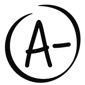 "A-" Selbstfärbender runder Lehrerstempel  - Bild 1 von 11