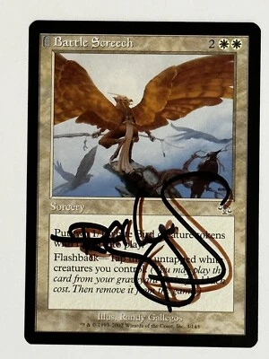MTG Magic Battle Screech Signed Artist Proof x1 Judgement JUD Randy Gallegos - Image 1 of 2