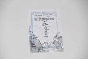 Stanley Kubrick Dr. Strangelove Warren Martineck sketch card #1 - Imagen 1 de 1