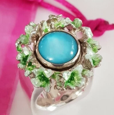 NEUE Charlotte Ehinger Schwarz Scheibe Alpenblüten - Bild 1 von 4