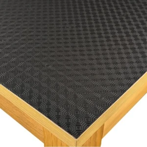 Black Felt Backed Table Protector Heat Resistant All Sizes - Picture 1 of 1