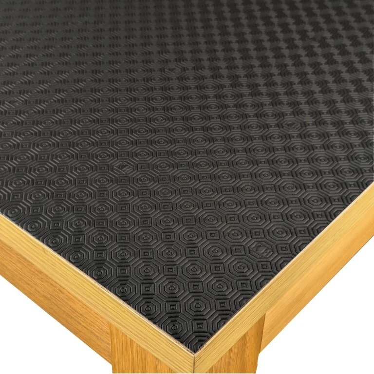 Black Felt Backed Table Protector Heat Resistant  All Sizes - Image 1 of 1