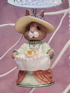Adorno de recuerdo con sello de Pascua 1996 Eggstra sorpresa especial conejito bebé pollito - Imagen 1 de 6
