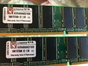 Kingston KVR400AK2/1GR 512MB (2 sticks) 1Gb total PC Ram - Picture 1 of 2