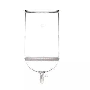 24/29 Lab Glass Buchner Funnel Sand Core Filter With Vacuum Filtration Adapter - Picture 1 of 11