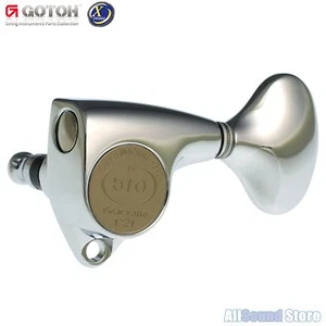 GOTOH SGV510Z-L5 L3+R3 Sintonizadores de Guitarra Teclas de Afinación, Relación 1:21, 3x3 - CROMO - Imagen 1 de 3