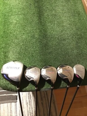 AGXGOLF Magnum Tour Woods & Hybrid Set (D, 3W, 5W, 7W, 3H) Seniors Lite Graphite - Image 1 of 4