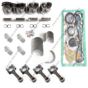 Caterpillar 3044CT Engine Rebuild Kit+.5MM&Con-Rods For Caterpillar Skid Steer - Imagen 1 de 5