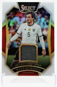 Panini 2016-17 Select Hummels Alemania material usado por el jugador /99 - Imagen 1 de 2
