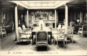MUSIC SALON, Lounge, Transatlantic Transport; Le Havre Seine Maritime, Pristine - Picture 1 of 2