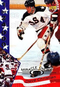 1995 Signature Rookies Miracle on Ice Numbered #5 Dave Christian