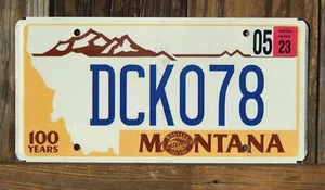 MONTANA Expired CENTENNIAL License Plate DCK078 (#MT00030) - Picture 1 of 1