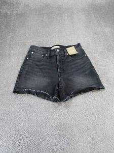 Madewell Shorts Womens 25 Gray Denim Cut Offs NEW - Picture 1 of 10