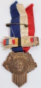 WWI Military Army NC Honorable Service Medal w/ Inter-Allied Victory Ribbon Bar - Picture 1 of 5
