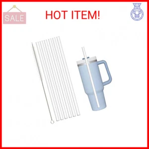 Replacement Straw Compatible with Stanley 40 oz 30 oz Cup Tumbler, 6 Pack Reusab - Picture 1 of 2