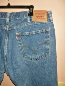 HERREN LEVI'S 505 REGULAR FIT STRAIGHT LEG JEANS GR. W 40 / L 30... WOW!!! - Bild 1 von 6
