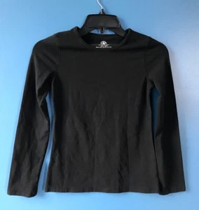 J.K. J. Khaki Girls' Long Sleeve Tee Pullover Top, Black, Size Medium - Picture 1 of 6