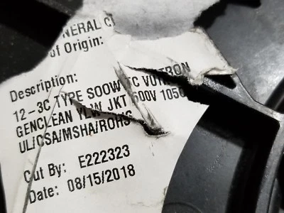 Carol 02642 12/3C Super Vu-Tron Supreme Yellow SOOW 600V Power Cable Cord /5ft - Image 1 of 4