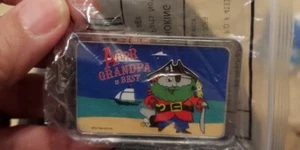 Llavero Arr Grandpa is Best Keytag tema pirata 2,25" - Imagen 1 de 1