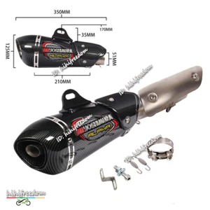 Escape de motocicleta 51mm Tail Muffler Mid Link Pipe para Suzuki GSXR1000 2012-2020 - Imagen 1 de 12