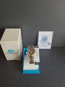 NEU FREESTYLE Damen Armbanduhr bicolor gold und silber Modell #35109 leuchtend - Bild 1 von 10