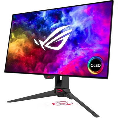 Asus ROG Swift PG27AQDM 26.5" WQHD Gaming OLED Monitor - 16:9 - Image 1 of 4