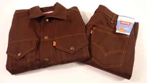 Chaqueta LEVI'S STA PREST de Colección Nueva con Etiquetas Talla 40 y Pantalones DEADSTOCK Talla 32 X 30 - Imagen 1 de 24