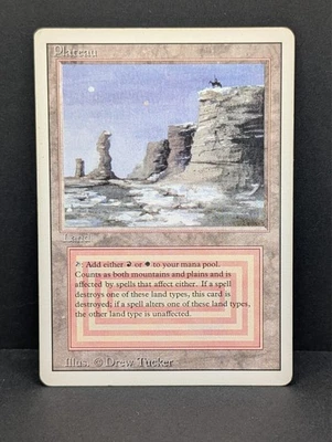 Plateau Revised MTG Magic the Gathering Reserved List Dual Lands EDH vintage MP - Image 1 of 4