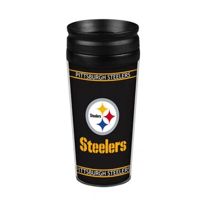 Pittsburgh Steelers Travel Mug 14oz Full Wrap Style - Picture 1 of 1