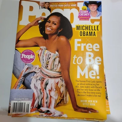 People Magazine November 10th 2025 ~ Michelle Obama ~ Kenny Chesney ~ 11/10/25 - Image 1 of 4