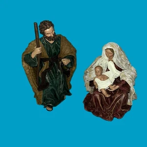 Vintage Midwest Of Cannon Falls 3-teiliges Krippenset Maria Josef Jesus - Bild 1 von 9