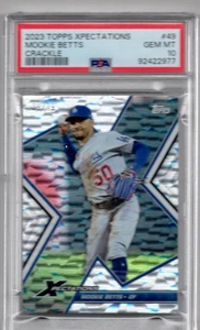 2023 Topps Xpectations - Mookie Betts #49 Crackle Foil /75 - Picture 1 of 2