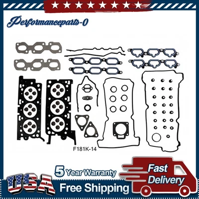 Juego de juntas de motor para Mazda MPV 2002 2003 2004 2005 2006 3,0 L V6 Foto 1 de 3