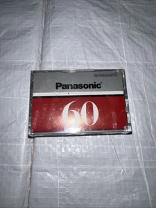 Vtg Panasonic Microcassette 1 Tape Only RT-60MC NOS 60 Minutes (Brand New) - Picture 1 of 2