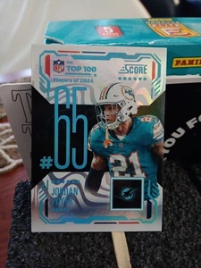 Estuche Panini Score Jordan Poyer Top 100 2025 Hit/SP #65 Miami Dolphins - Imagen 1 de 2