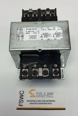 GE 9T58L2878 Industrial Control Transformer 0.250 KVA  60Hz - Image 1 of 4