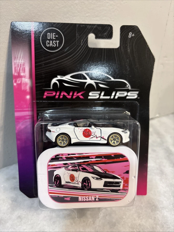 Jada Pink Slips - Nissan Z Blanco 🌸 Flor de Cerezo Japonés🌸 Muy Buen Estado 1:64 Foto 1 de 2