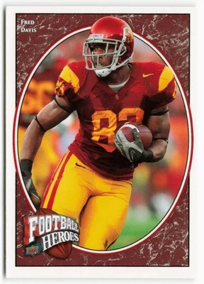 2008 Fred Davis Upper Deck Football Heroes Rookie #145 - USC Trojans - Image 1 of 2