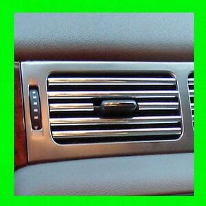 MERCURY CHROME INTERIOR DASH/AC VENT TRIM MOLDING W/5YR WRNTY