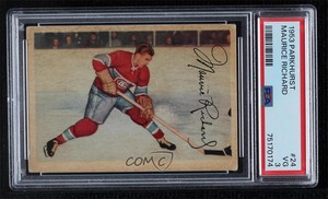 1953-54 Parkhurst Maurice Richard #24 PSA 3 HOF
