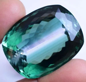 GIGANTIC Natural Bi-Color Tourmaline 115.15 Ct Cushion Rare Certified Gemstone - Picture 1 of 5